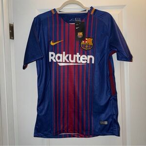 Barcelona 2017 - 2018 Home football Nike shirt #10. Messi size Small NWT